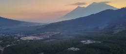 Volcan de Fuego and Acatenango shot from DJI Mavic Pro